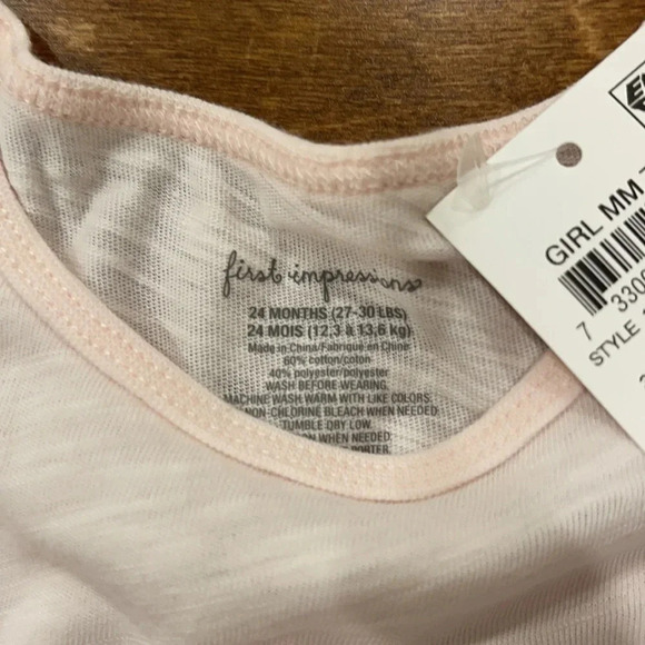 Girls First Impressions top tunic size 24 months new with tags - Picture 3 of 3